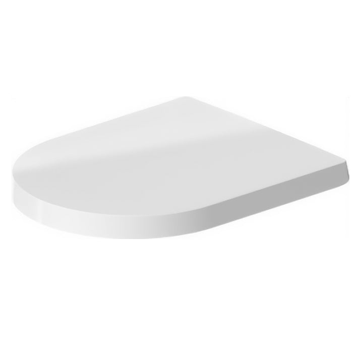 Duravit 0020090000 ME by Starck Elongated Slow-Closing Toilet Seat with Cover - White