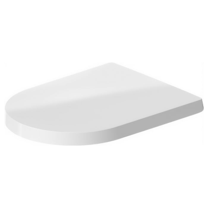 Duravit 0020290000 ME by Starck Elongated Slow-Closing Toilet Seat with Cover - White