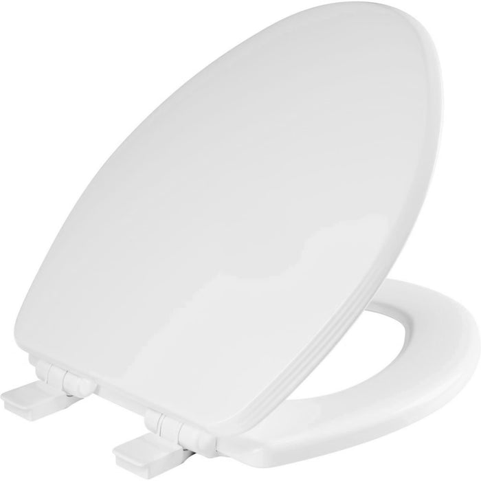 Bemis 1600E4 000 Ashland Elongated Closed-Front Toilet Seat with Soft Close