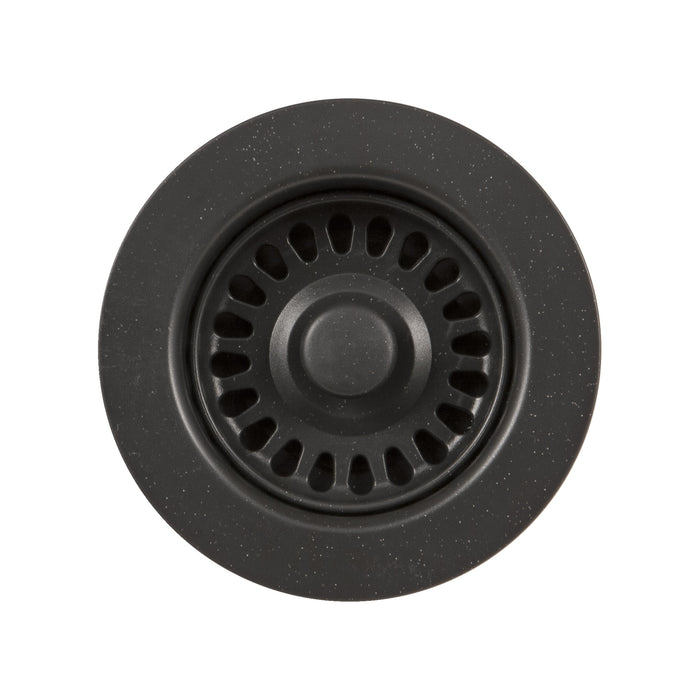 Houzer 190-9265 3-1/2" Basket Strainer in Matte Black