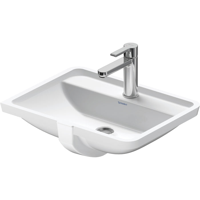 Duravit 0302490000 Starck 3 Undermount Bathroom Sink with Overflow