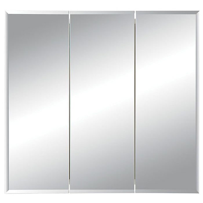 Rangaire Jensen 255030 Horizon Recess Mount 3-Door Mirrored Bathroom Medicine Cabinet 30"x28"