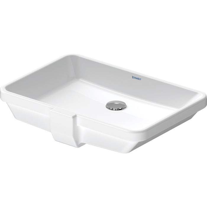 Duravit 0316530017 2nd floor Undermount Bathroom Sink with Overflow