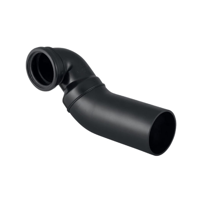 Geberit HDPE Connector Pipe with Offset for Left Hand Horizontal Waste Fittings