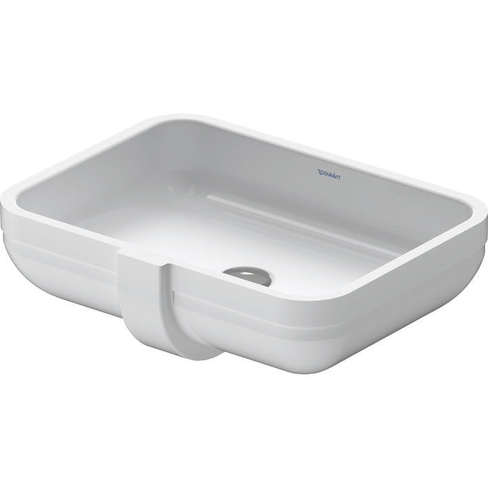 Duravit 0457480000 Happy D.2 Undermount Bathroom Sink with Overflow