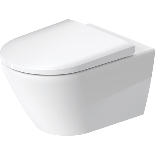 Duravit 2577092092 D-Neo Dual Flush Rimless Round Wall Mounted Toilet