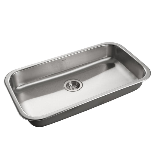 Houzer AU3018-55-1 ADA Compliant 32" Stainless Steel Undermount 5-1/2" Deep Large Single Bowl Kitchen Sink