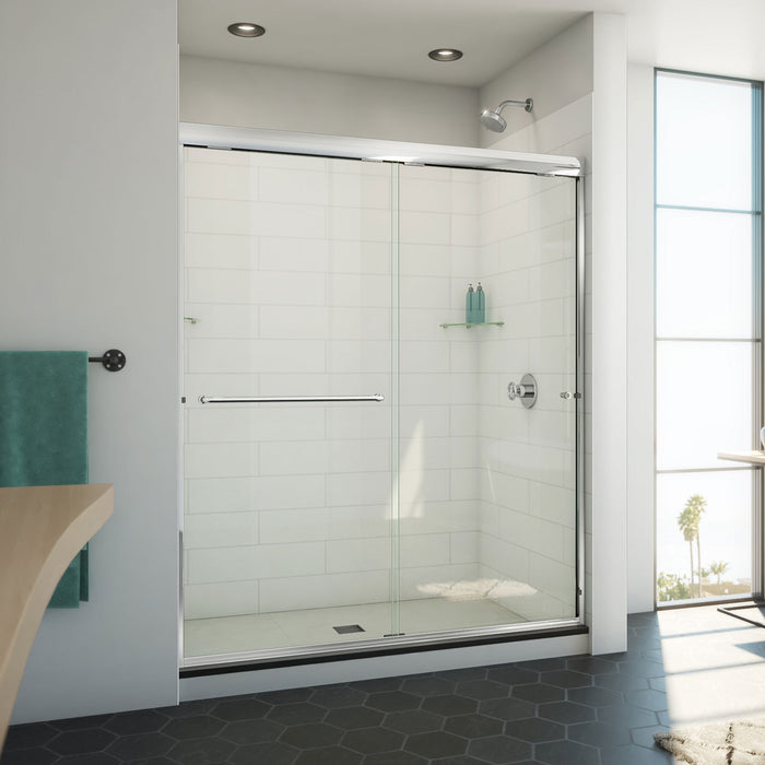 DreamLine SDAM60W700VXX01 Alliance Pro ML Semi-Frameless Sliding Shower Door in Chrome