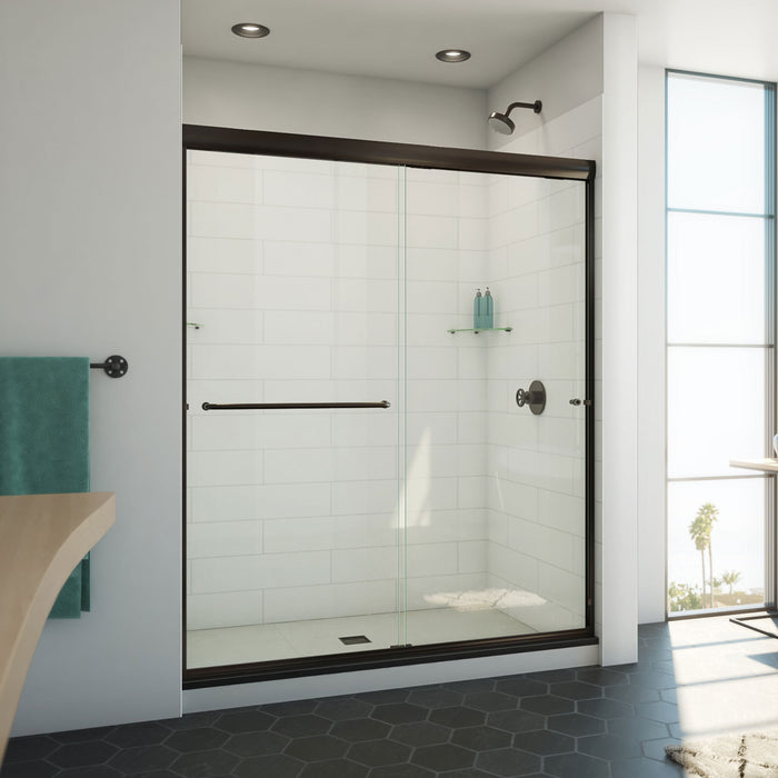 DreamLine SDAM60W700VXX06 Alliance Pro ML Semi-Frameless Sliding Shower Door in Oil Rubbed Bronze