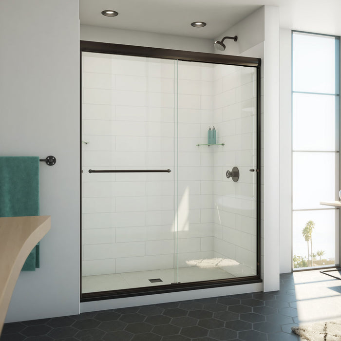 DreamLine SDAM60W740VXX06 Alliance Pro ML Semi-Frameless Sliding Shower Door in Oil Rubbed Bronze