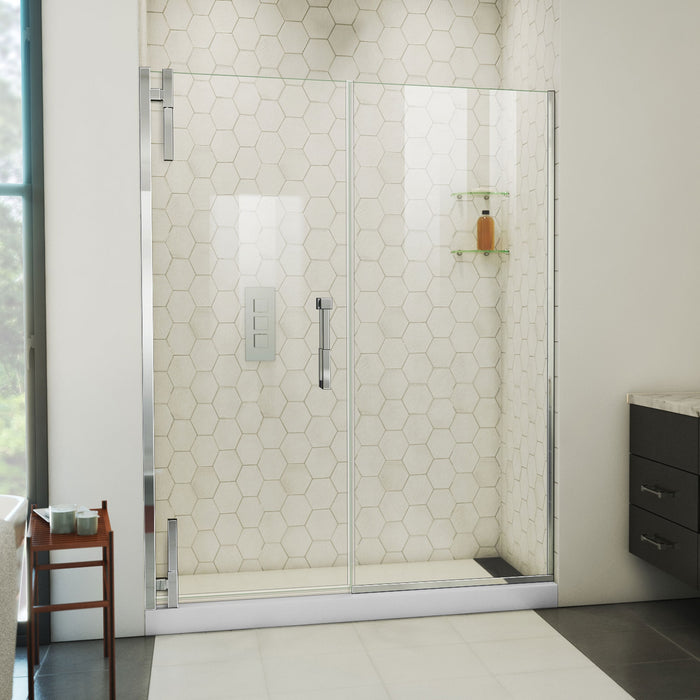 DreamLine SDAD585720VXX01 Ascend Frameless Pivot Shower Door in Chrome