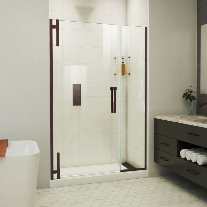 DreamLine SDAD465720VXX06 Ascend Frameless Pivot Shower Door in Oil Rubbed Bronze