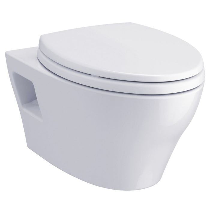 TOTO CWT428CMFG#MS EP Wall-Hung Dual Flush Universal Height Toilet with Duofit In-Wall Tank