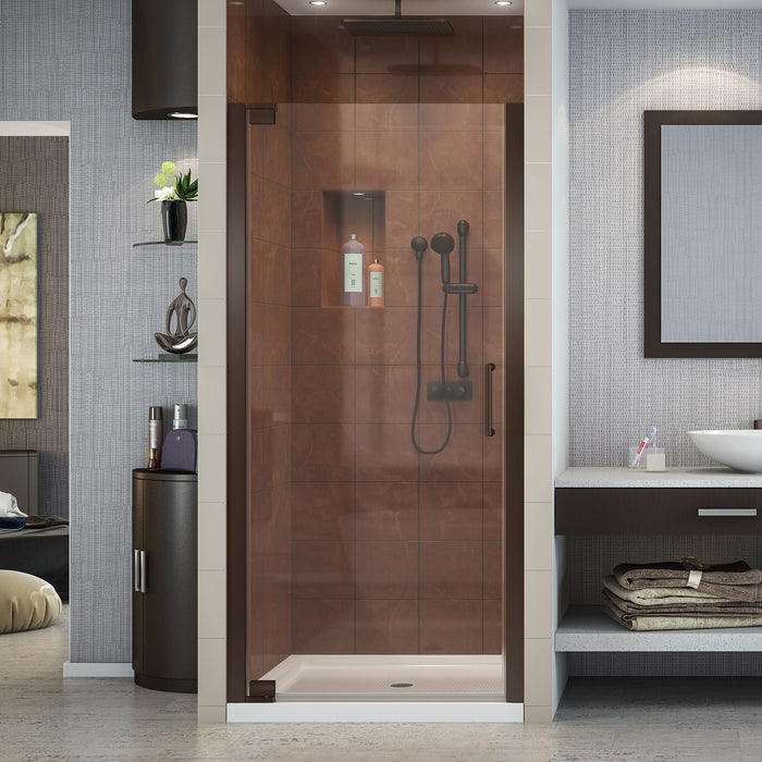 DreamLine SHDR-4130720-06 Elegance 30 1/2 - 32 1/2"W x 72"H Frameless Pivot Shower Door in Oil Rubbed Bronze