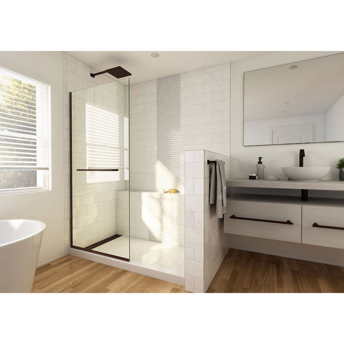 DreamLine SDLI34W720XTX06 Linea H Frameless Shower Screen in Oil Rubbed Bronze