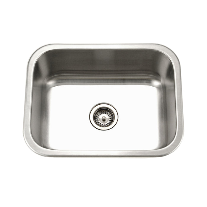 Houzer MS-2309-1 Medallion 23" Undermount 9" Deep Single Bowl Kitchen Sink