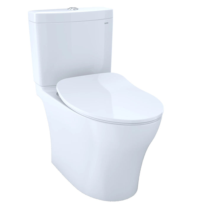 TOTO MS446234CEMGN#01 Aquia IV Dual Flush Two-Piece Regular Height Toilet, Washlet+ Connection, with a Slim Seat