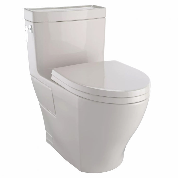 TOTO MS626124CEFG#03 TOTO Aimes Washlet+ One-Piece Elongated Universal Height Skirted Toilet, Bone