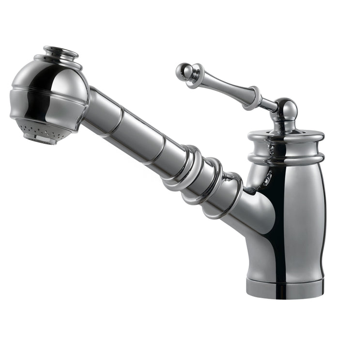 Houzer SCEPO-263-PC Scepter Pull out Traditional Solid Brass Kitchen Faucet CeraDox Technology