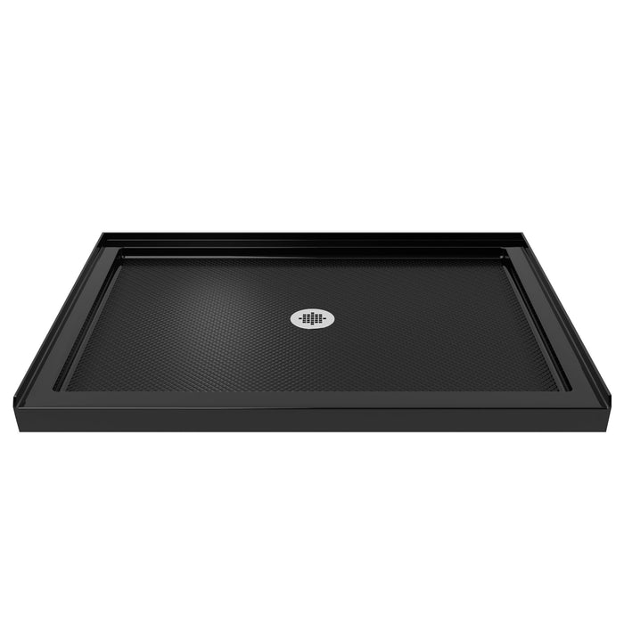 DreamLine DLT-1136420-88 SlimLine 36"D x 42"W x 2 3/4"H Center Drain Single Threshold Shower Base in Black