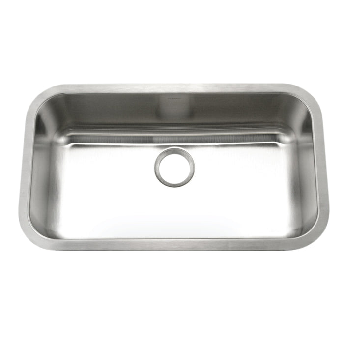 Houzer STL-3600-1 Eston 32" Stainless Steel Undermount Single Bowl Kitchen Sink