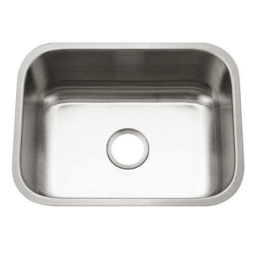 Houzer STS-1300-1 Eston 23" Stainless Steel Undermount Single Bowl Kitchen Sink