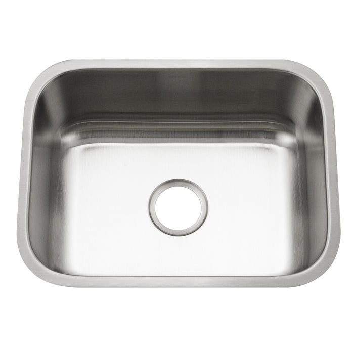 Houzer STS-1300-1 Eston 23" Stainless Steel Undermount Single Bowl Kitchen Sink