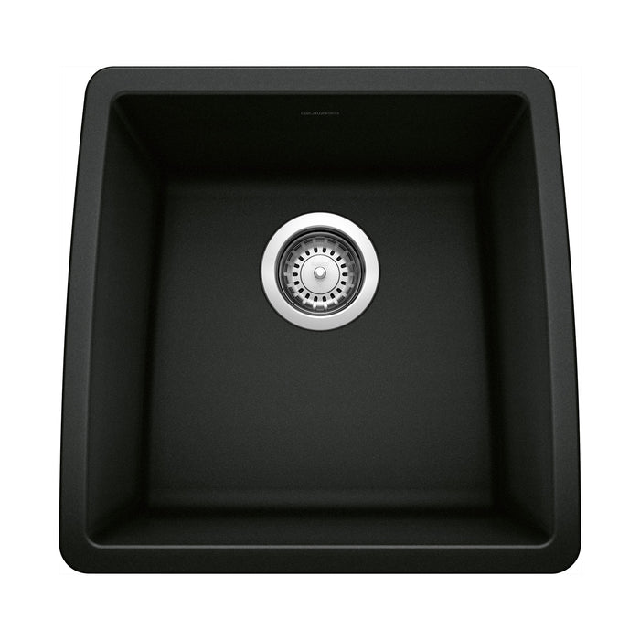 Blanco 442938 Performa SILGRANIT 17" Undermount Bar Sink - Coal Black