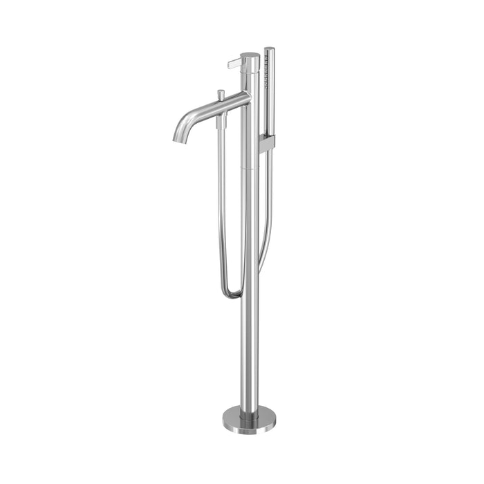 TOTO GF Freestanding Bathroom Tub Filler with Comfort Glide and Comfort Wave, Polished Chrome - TBG11306U#CP