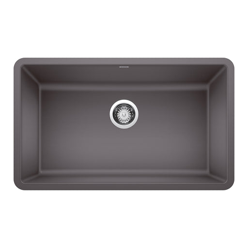 Blanco 442530 Precis SILGRANIT 30" Single Bowl Undermount Kitchen Sink - Cinder