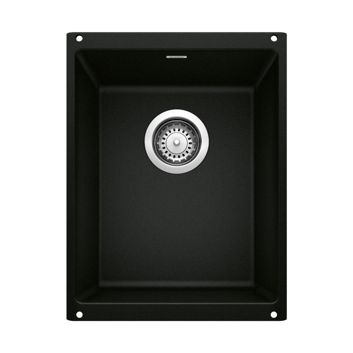 Blanco 442932 Precis SILGRANIT 13" Undermount Bar Sink - Coal Black
