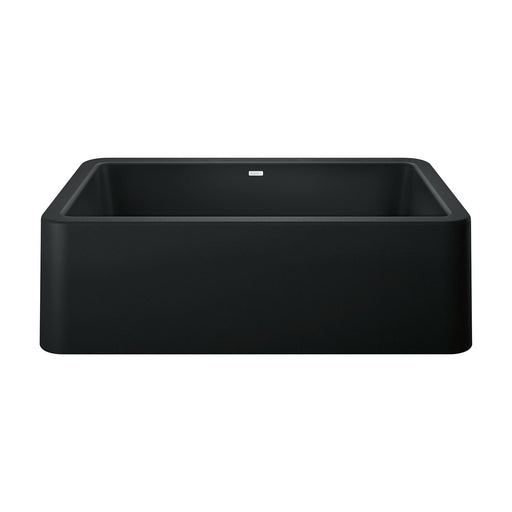 Blanco 402575 Ikon SILGRANIT 33" Single Bowl Apron-Front Farmhouse Sink - Coal Black