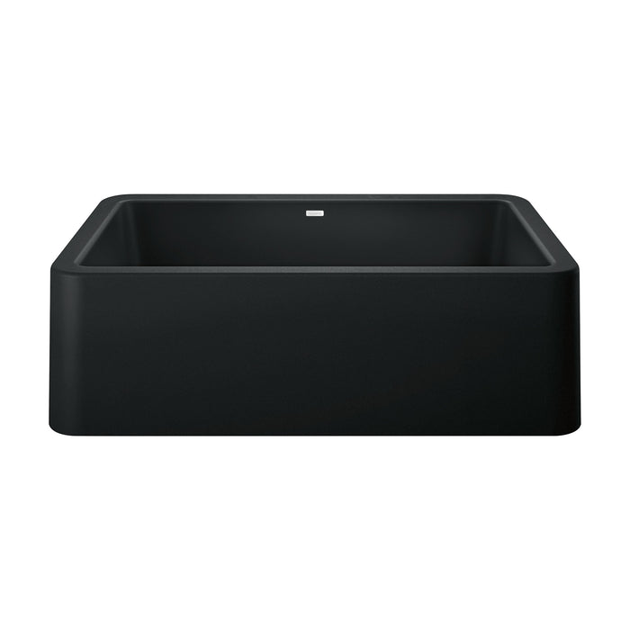 Blanco 402575 Ikon SILGRANIT 33" Single Bowl Apron-Front Farmhouse Sink - Coal Black