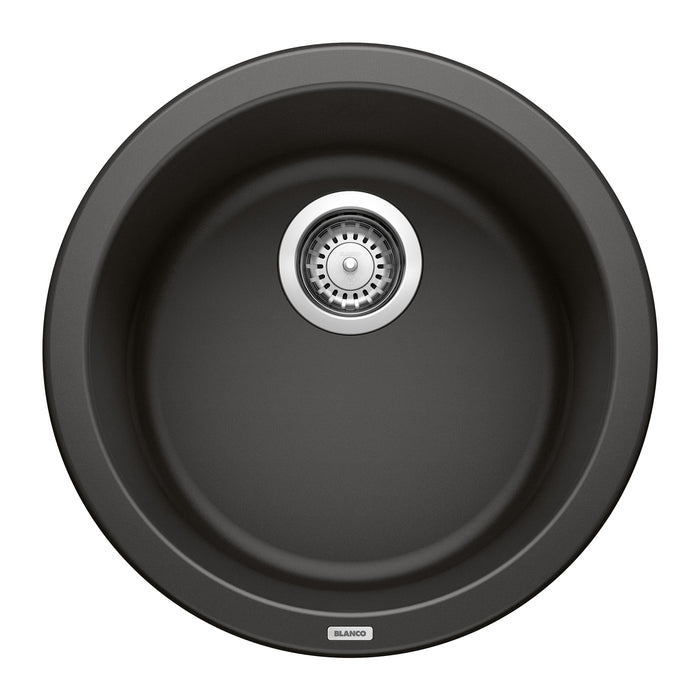 Blanco 525960 Rondo SILGRANIT 18" Dual Mount Bar Sink - Coal Black
