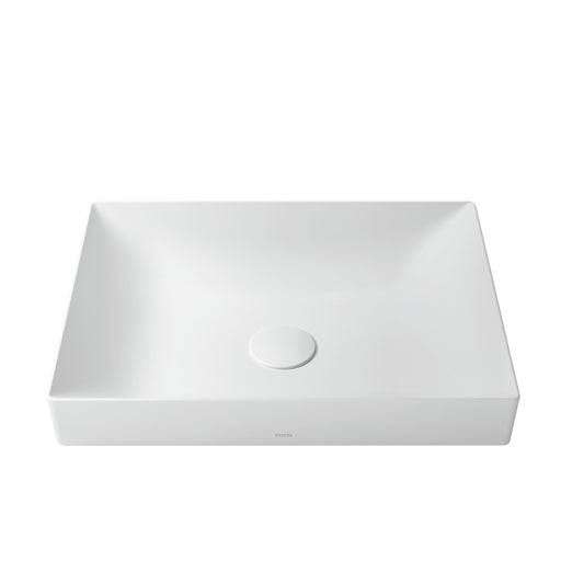 TOTO Kiwami Rectangular 20" Vessel Bathroom Sink, Matte White - LT475#MW