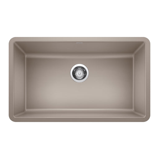 Blanco 442531 Precis SILGRANIT 30" Single Bowl Undermount Kitchen Sink - Truffle