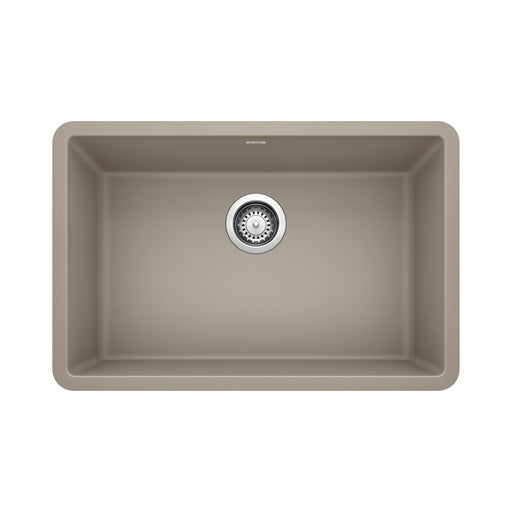 Blanco 522432 Precis SILGRANIT 27" Single Bowl Undermount Kitchen Sink - Truffle
