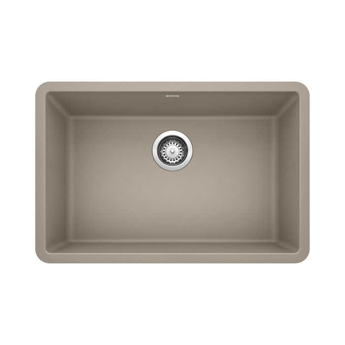 Blanco 522432 Precis SILGRANIT 27" Single Bowl Undermount Kitchen Sink - Truffle