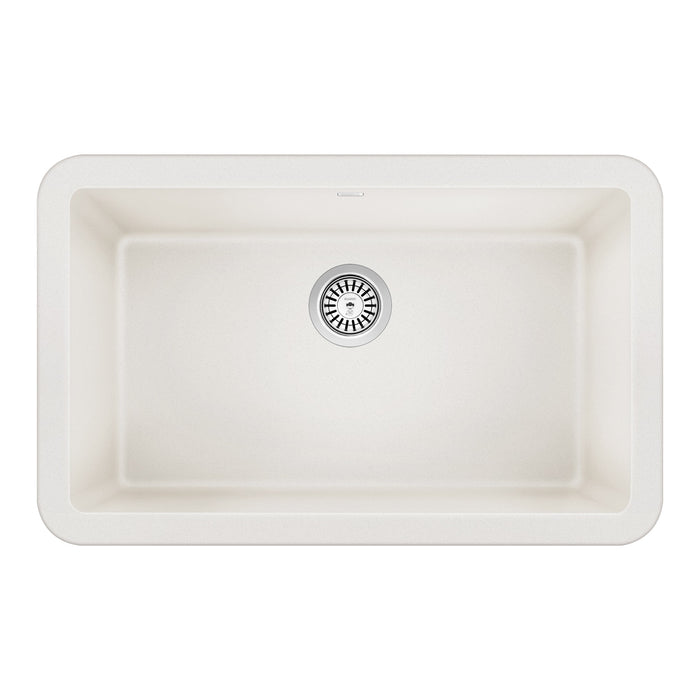 Blanco 401734 Ikon SILGRANIT 30" Single Bowl Apron-Front Farmhouse Sink - White
