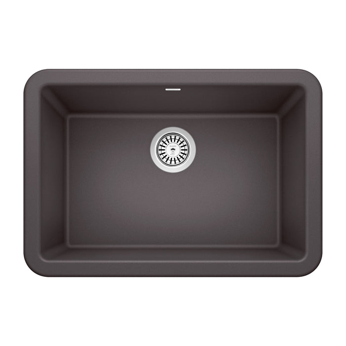 Blanco 402315 Ikon SILGRANIT 27" Single Bowl Apron-Front Farmhouse Sink - Cinder