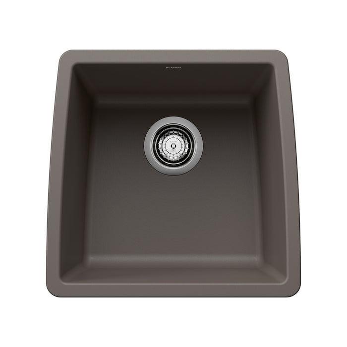 Blanco 443124 Performa SILGRANIT 17" Undermount Bar Sink - Volcano Gray
