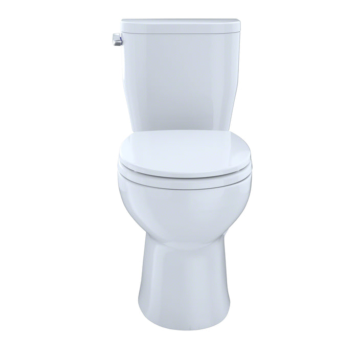 TOTO CST243EF#12 Entrada Two-Piece Round 1.28 GPF Universal Height Toilet, Sedona Beige