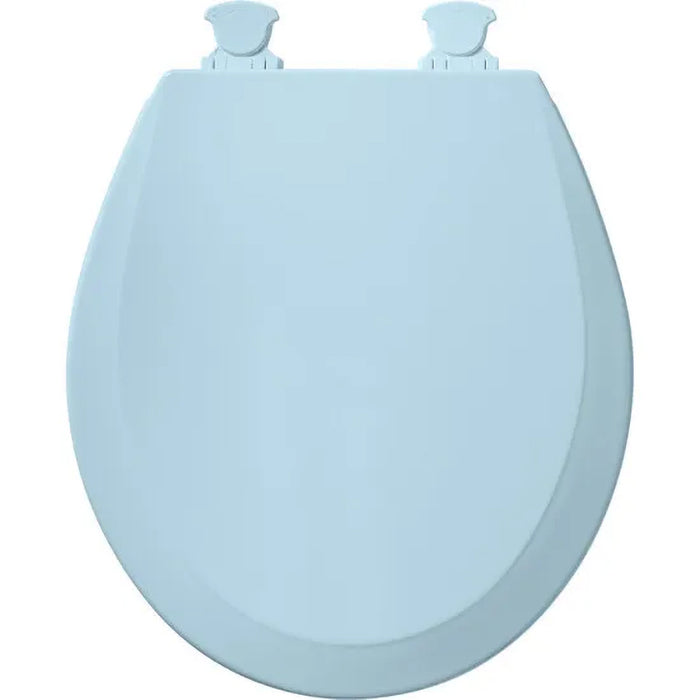Bemis 500EC 464 Round Closed-Front Enameled Wood Toilet Seat with Beveled Cover