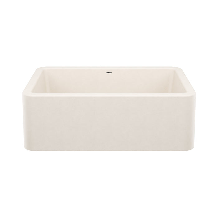 Blanco 443076 Ikon SILGRANIT 30" Single Bowl Apron-Front Farmhouse Sink - Soft White
