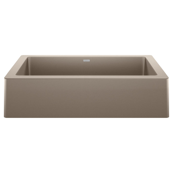 Blanco 526544 Vintera SILGRANIT 30" Single Bowl Apron-Front Farmhouse Sink - Truffle