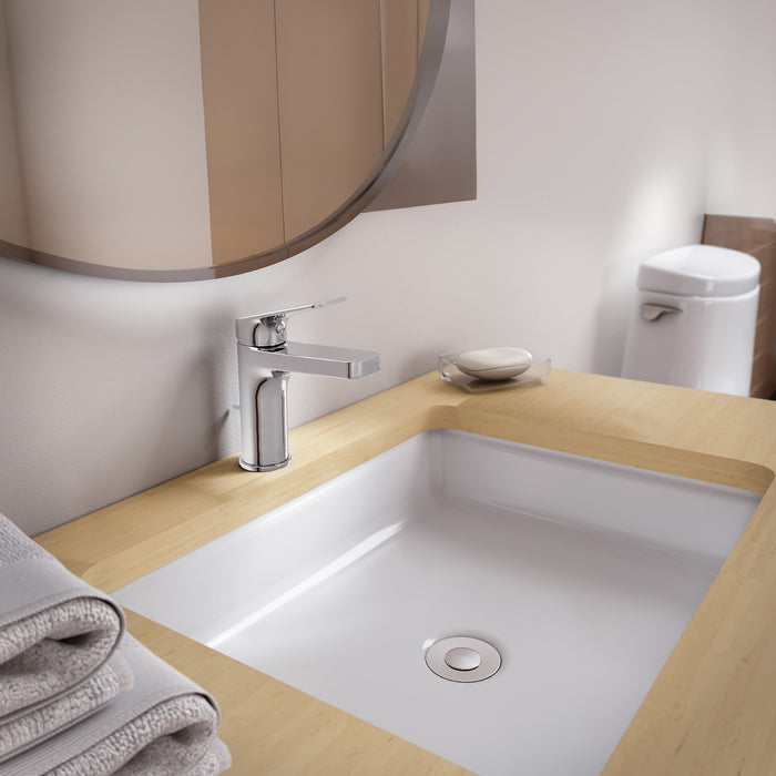TOTO TL363SD12R#CP Oberon S Single Handle Bathroom Sink Faucet, Polished Chrome