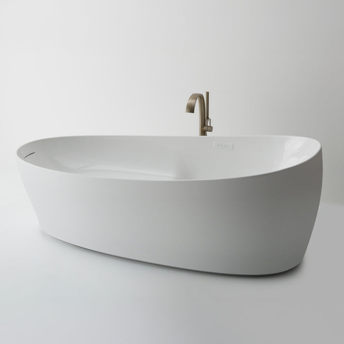 TOTO PJYD2200PWEU#GW Flotation Bathtub with ZERO DIMENSION and Hydrohands, Gloss White