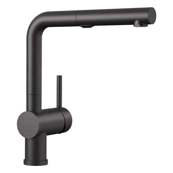Blanco 526367 Linus Low Arc Pull-Out Dual-Spray Kitchen Faucet - Anthracite