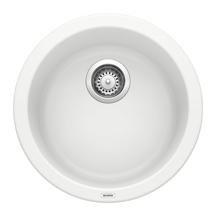 Blanco 511631 Rondo SILGRANIT 18" Dual Mount Bar Sink - White