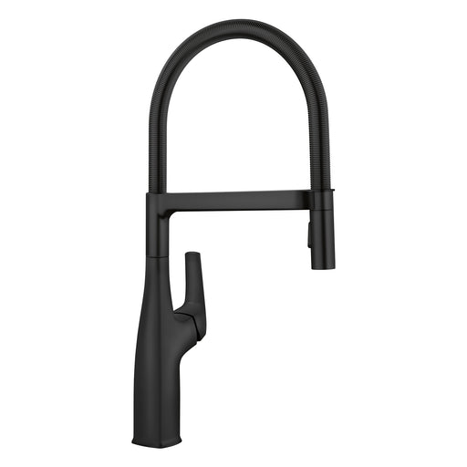 Blanco 443019 Rivana Semi-Pro Pull-Down Dual-Spray Kitchen Faucet - Matte Black